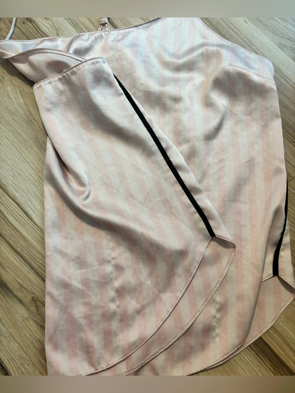 Victoria’s Secret Satin Stripe Cami & Short PJ Set